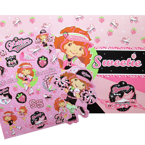 Strawberry Shortcake 'Roller Sweetie' Poster w/ Jumbo Sticker Sheet (1ct)
